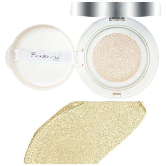 The Creme Shop Ready Set Glow Cushion Highlighter Gold Glow Face Makeup NEW - Picture 1 of 8